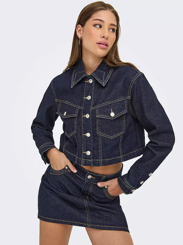 ONLY | Jeansjacke ONLHEATHER | dunkelblau
