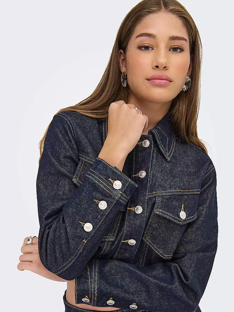ONLY | Jeansjacke ONLHEATHER | dunkelblau