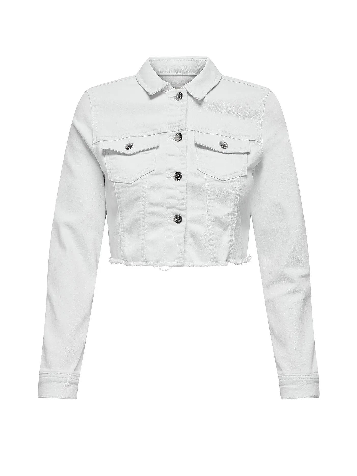 ONLY | Jeansjacke Cropped Fit ONLWONDER  | weiss