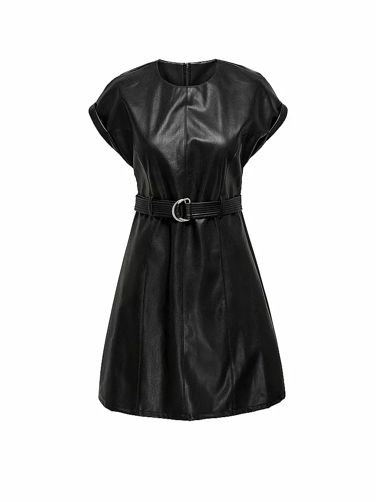 ONLY | Kleid in Lederoptik ONLKELLY  | schwarz