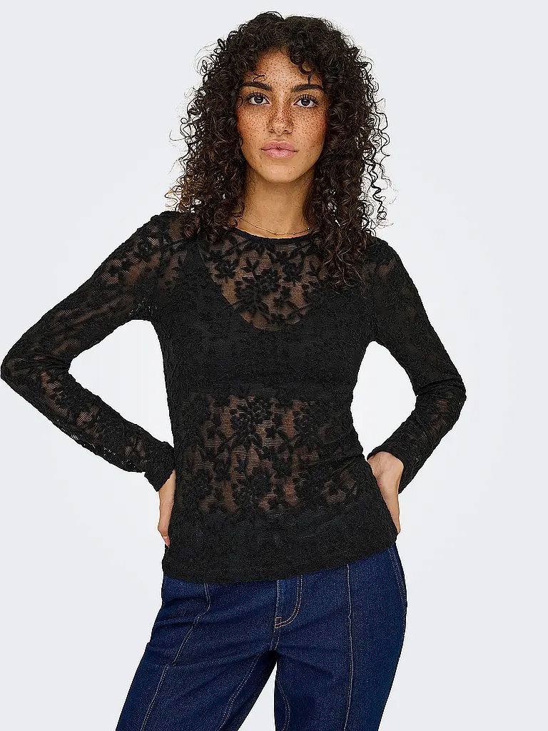 ONLY | Langarmshirt ONLBLAISE  | schwarz