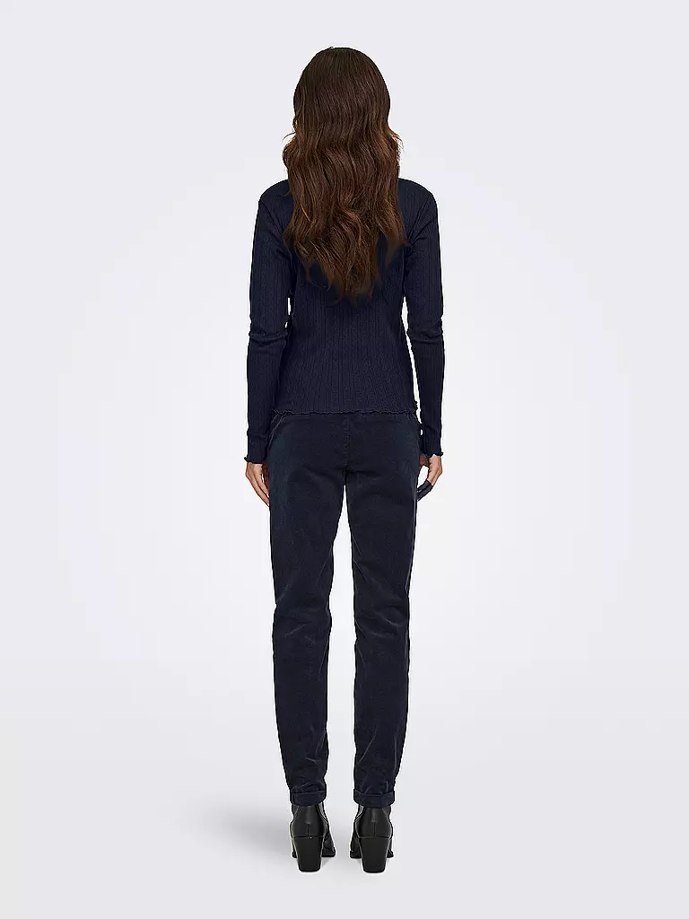 ONLY | Langarmshirt ONLCARLOTTA | dunkelblau