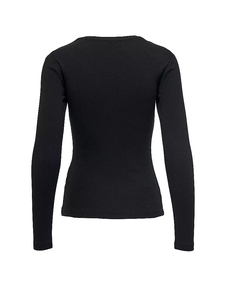 ONLY | Langarmshirt ONLNESSA | schwarz