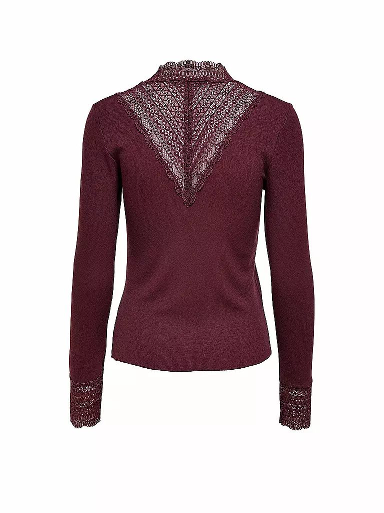 ONLY | Langarmshirt ONLTILDE | beere