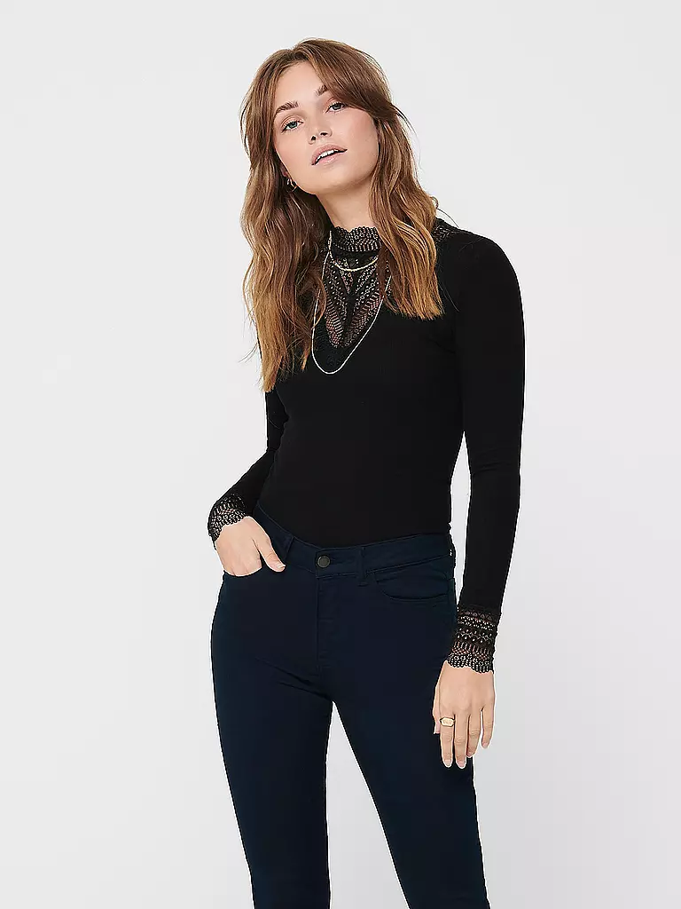 ONLY | Langarmshirt ONLTILDE | grau