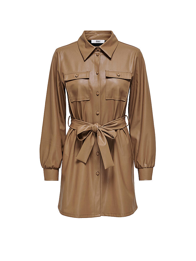 ONLY | Lederkleid ONLRUMA | beige