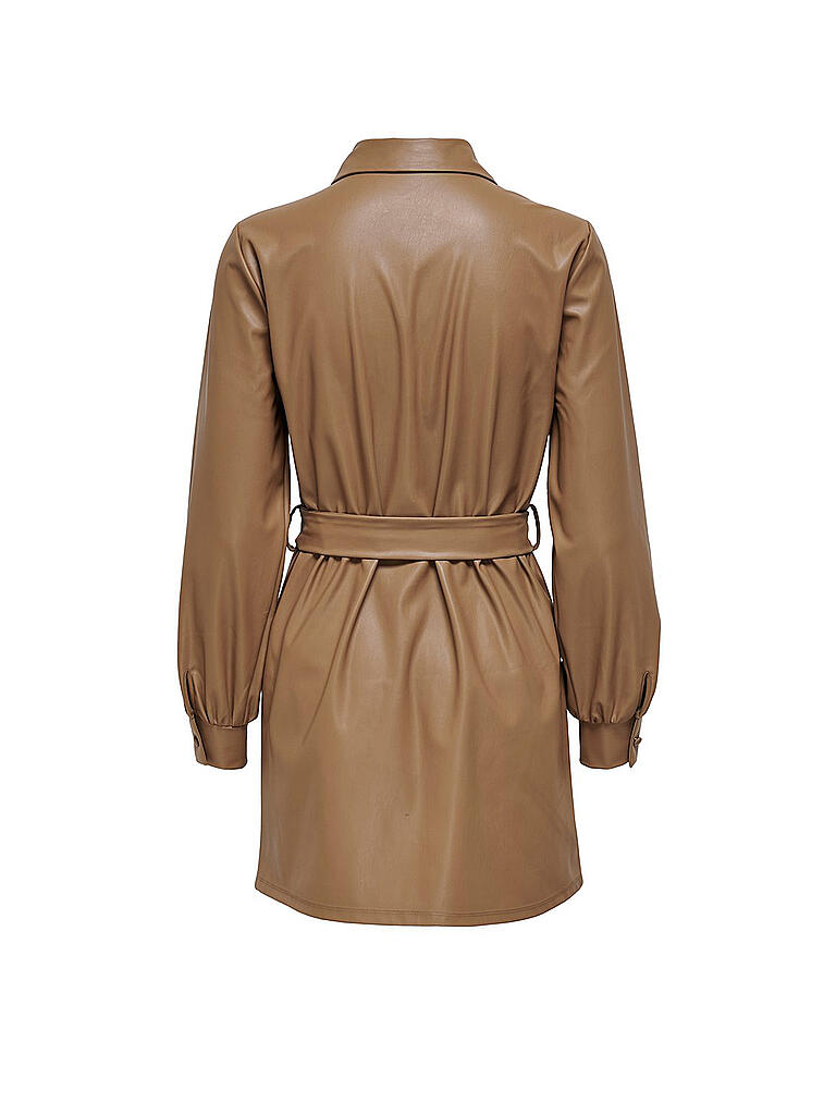 ONLY | Lederkleid ONLRUMA | beige
