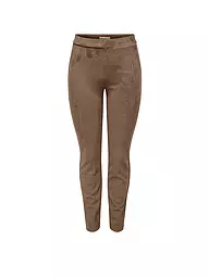 ONLY | Leggings in Lederoptik ONLANGALINE | camel
