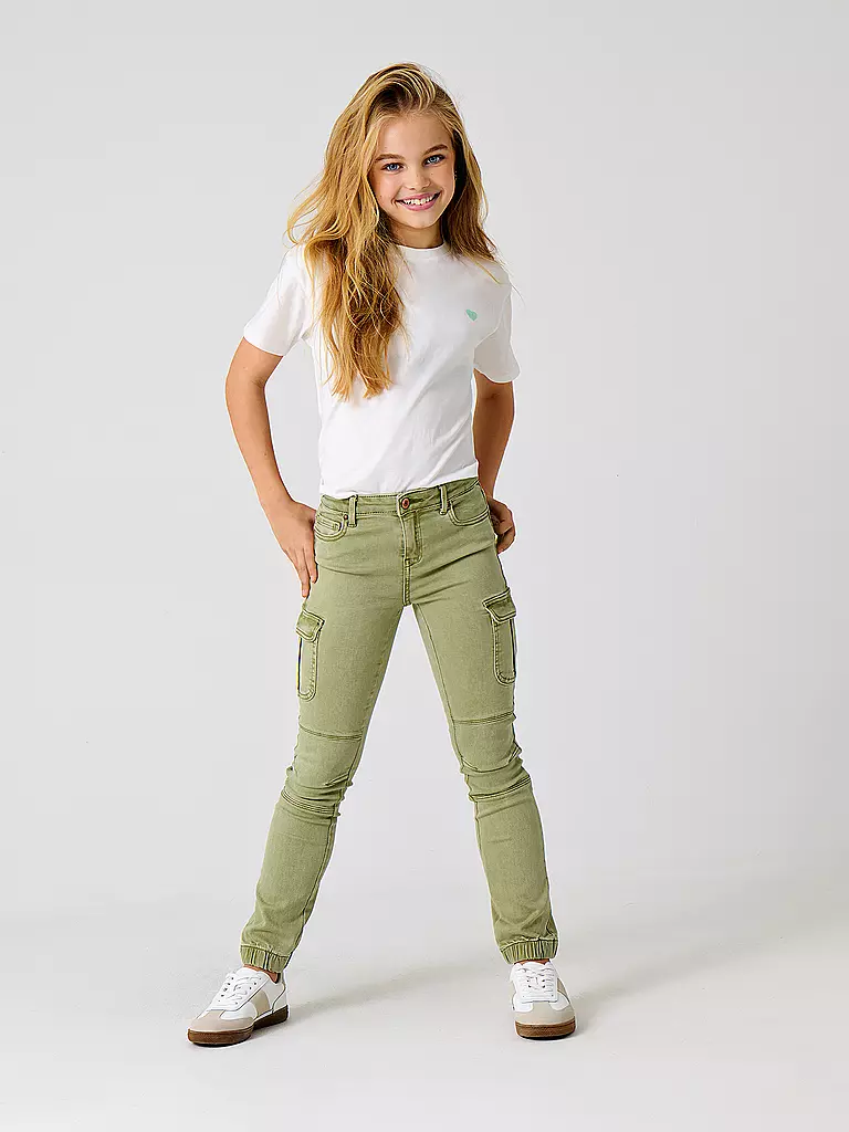 ONLY | Mädchen Cargohose KOGMISSOURI  | olive