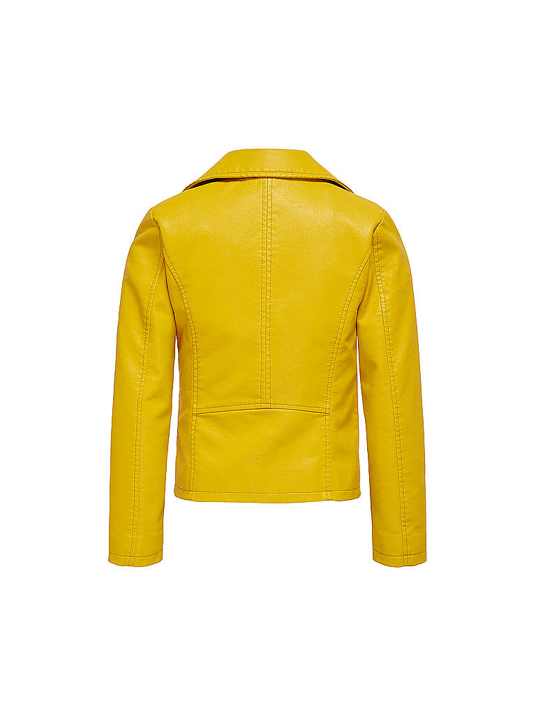 ONLY | Mädchen Jacke In Lederoptik " KONMELISA  " | gelb
