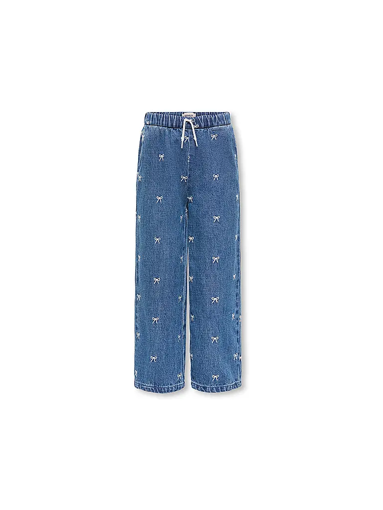 ONLY | Mädchen Jeans Wide Fit KMGPIERCE | blau