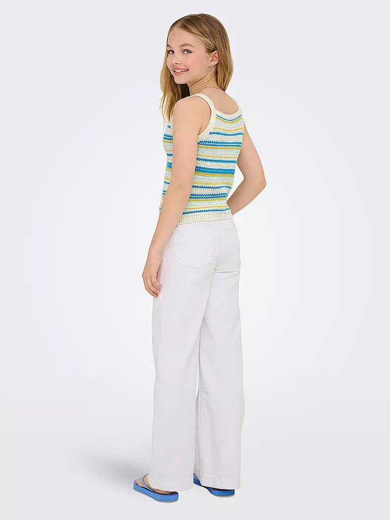ONLY | Mädchen Jeans Wide Leg KOGCOMET | weiss