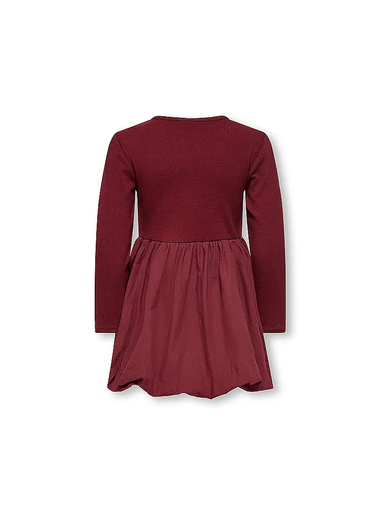 ONLY | Mädchen Kleid KMGTRINNY | Dunkelrot