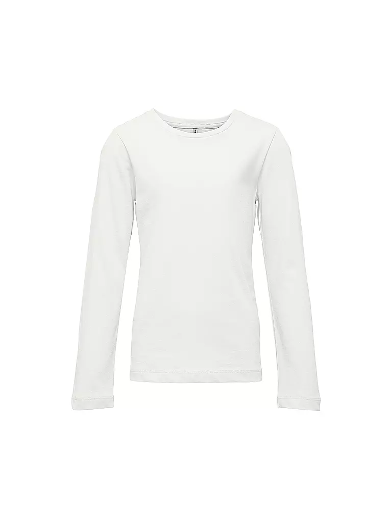 ONLY | Mädchen Langarmshirt KOGNEW  | weiss