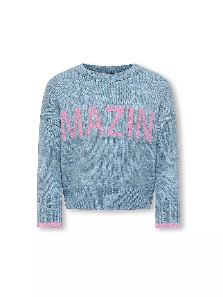 ONLY | Mädchen Pullover KMGAMOUR  | hellblau