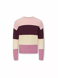 ONLY | Mädchen Pullover KMGSANDY  | dunkelrot