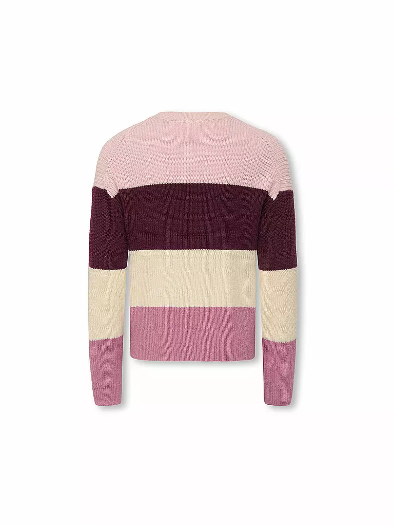ONLY | Mädchen Pullover KMGSANDY  | dunkelrot