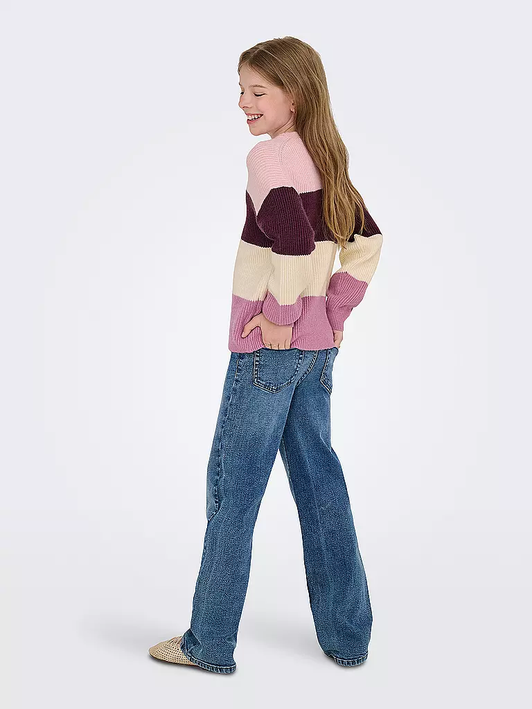 ONLY | Mädchen Pullover KMGSANDY | dunkelrot