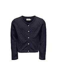 ONLY | Mädchen Strickjacke KMGMEGAN LIFE | dunkelblau
