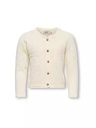 ONLY | Mädchen Strickjacke KMGMEGAN LIFE | creme