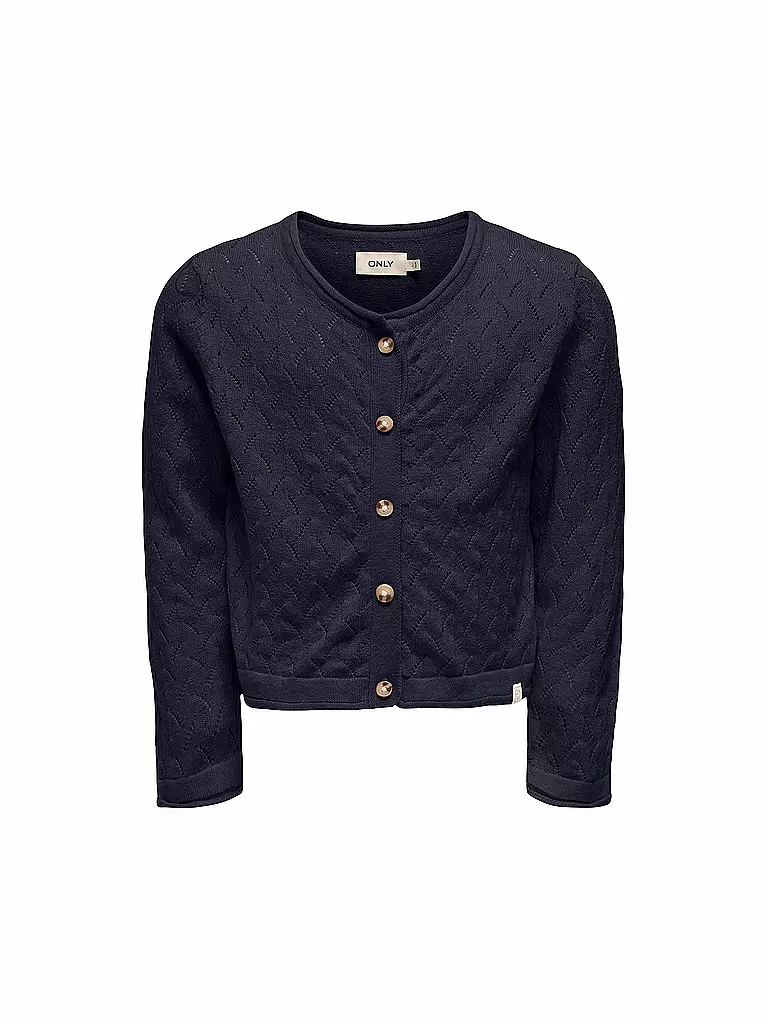 ONLY | Mädchen Strickjacke KMGMEGAN LIFE | dunkelblau