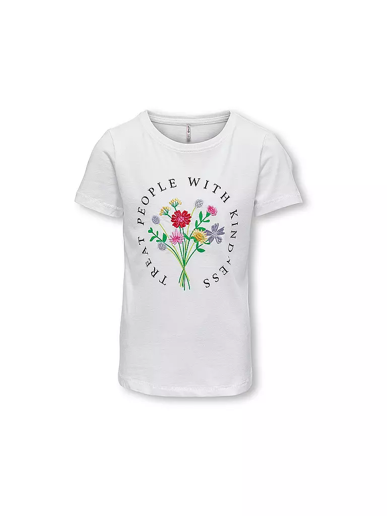 ONLY | Mädchen T-Shirt KOGEMMA | weiss