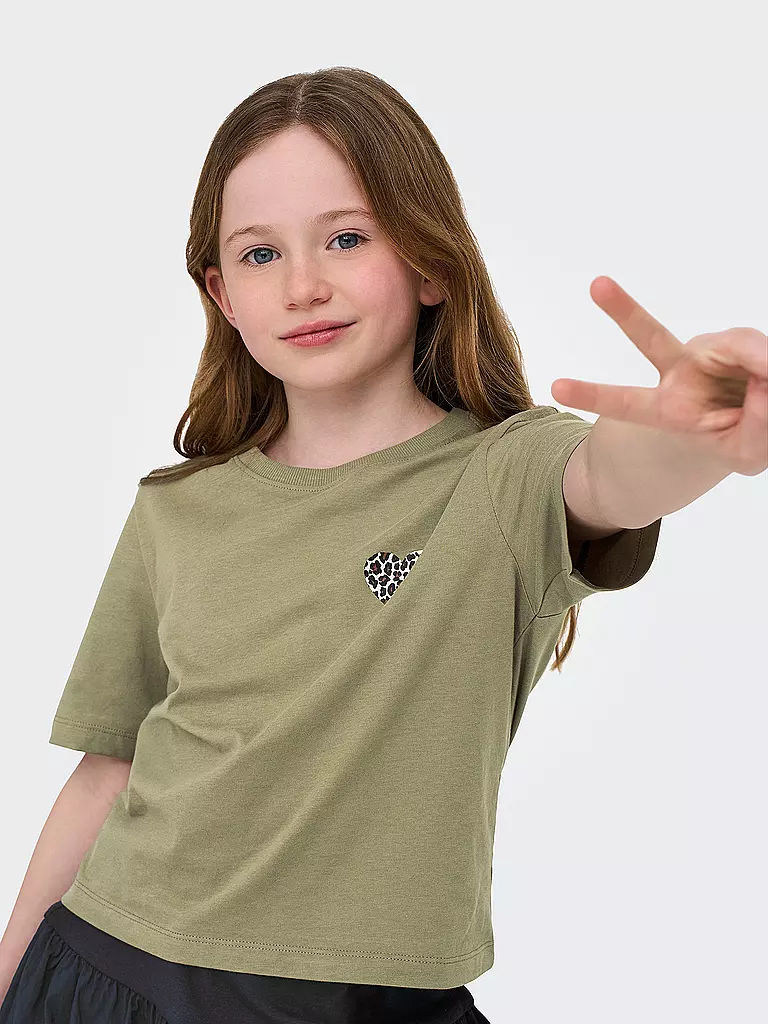 ONLY | Mädchen T-Shirt KOGREX | beige