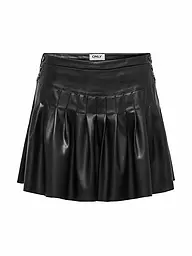 ONLY | Minirock in Lederoptik ONLSAFIRA | schwarz