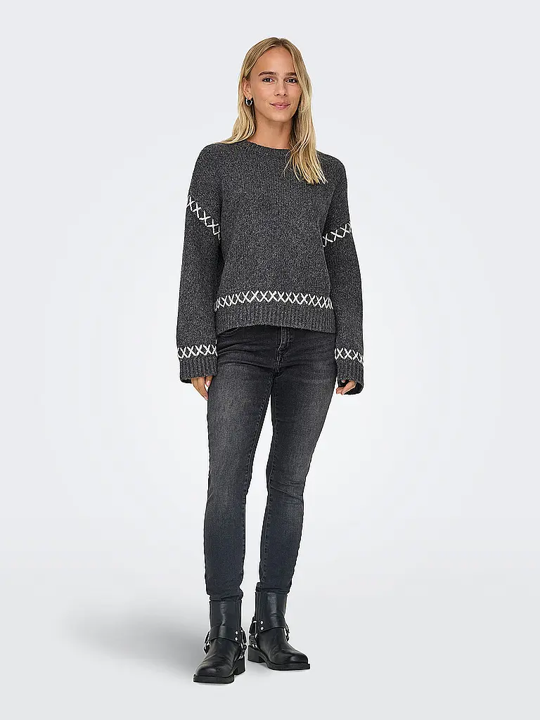 ONLY | Pullover ONLAMANDA | grau