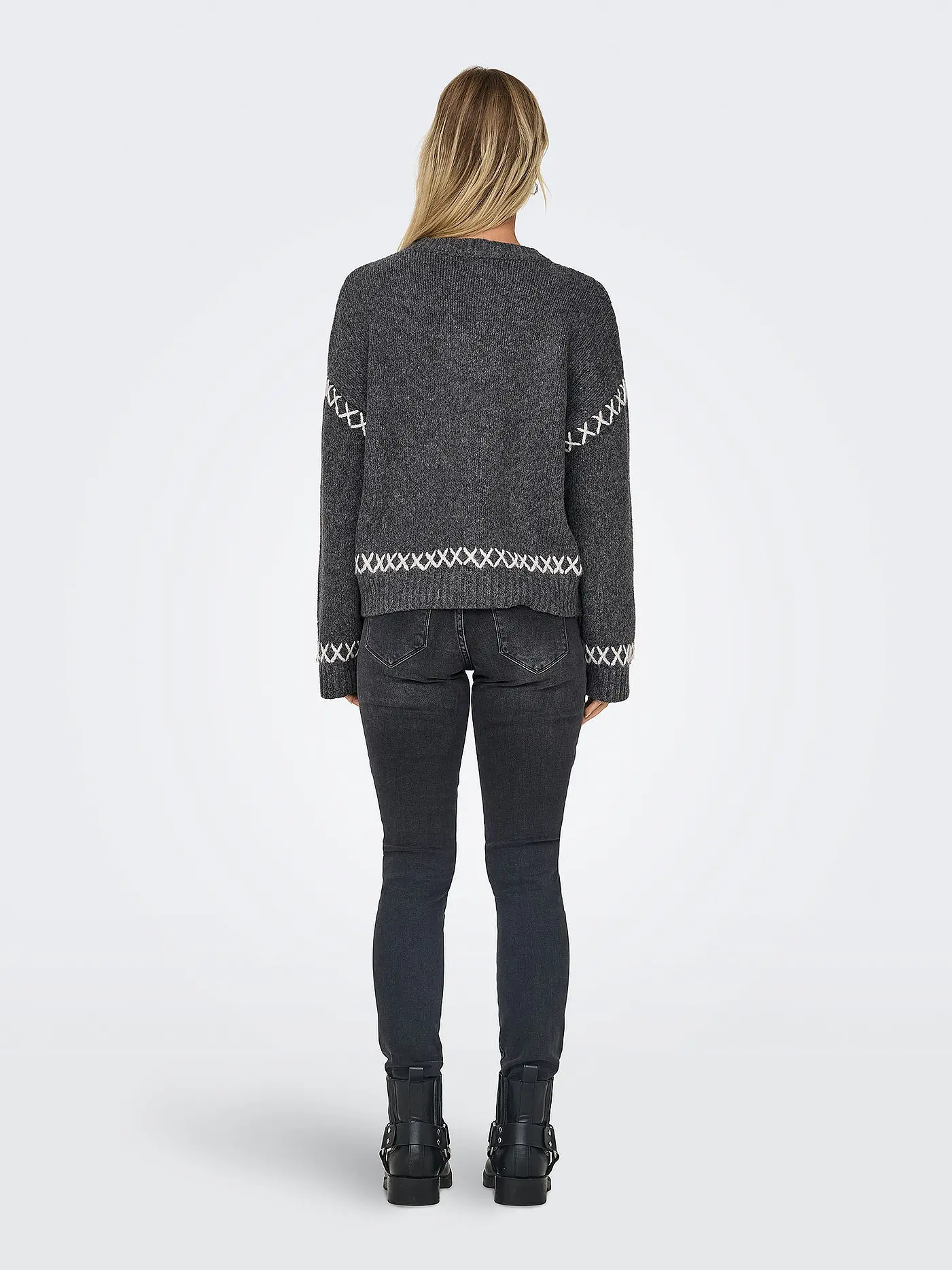 ONLY | Pullover ONLAMANDA | grau