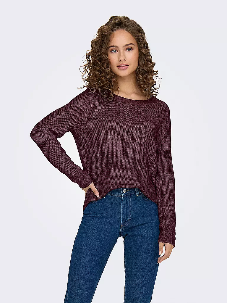 ONLY | Pullover ONLGEENA | dunkelrot