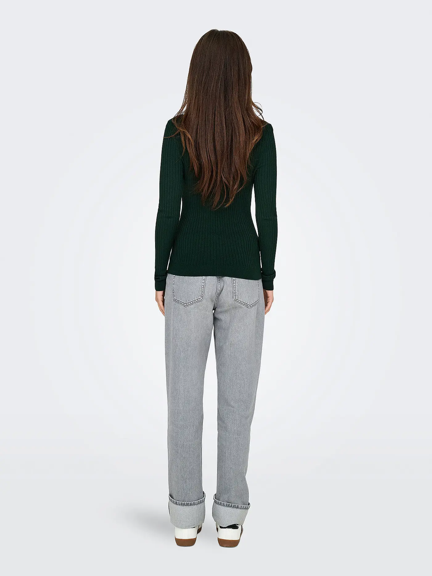 ONLY | Rollkragenpullover ONLKAROL | dunkelgrün