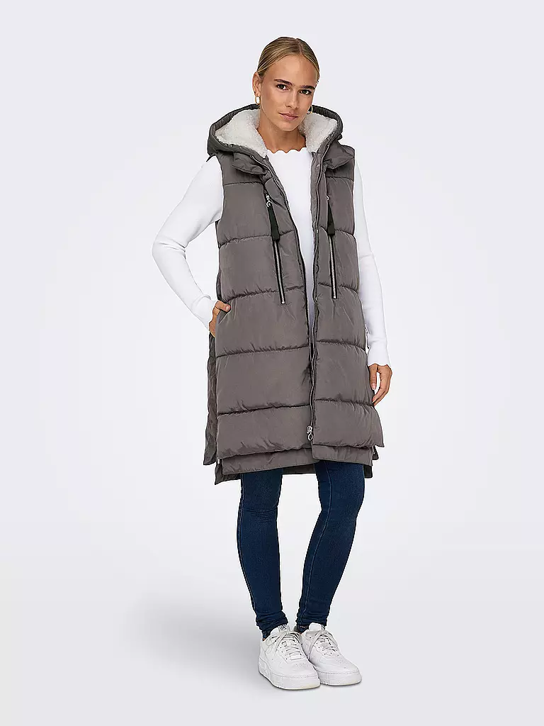 ONLY | Steppgilet ONLNEWNORA | grau