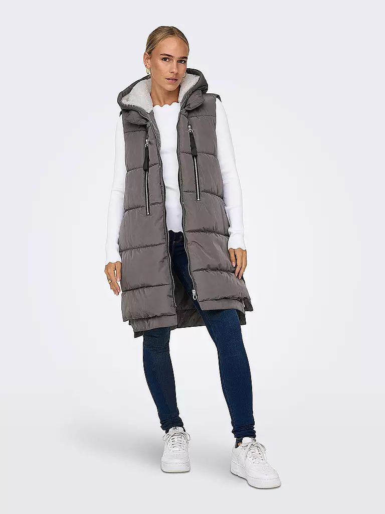 ONLY | Steppgilet ONLNEWNORA | grau