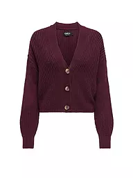 ONLY | Strickjacke ONLCAROL | dunkelrot