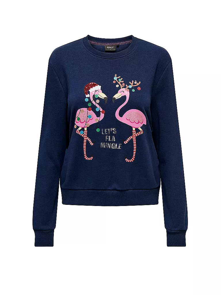 ONLY | Sweater ONLYDA CHRISTMAS  | dunkelblau