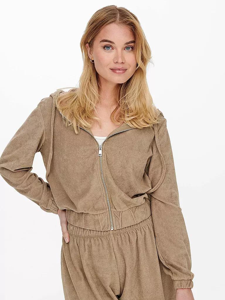 ONLY | Sweatjacke ONLTARA  | braun