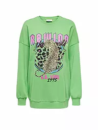 ONLY | Sweatshirt ONLLUCINDA | hellgrün