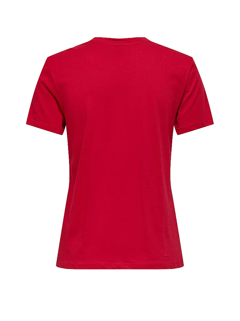 ONLY | T-Shirt ONLKITA | rot