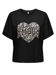 ONLY | T-Shirt ONLLUCY  | Schwarz