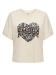 ONLY | T-Shirt ONLLUCY  | Creme