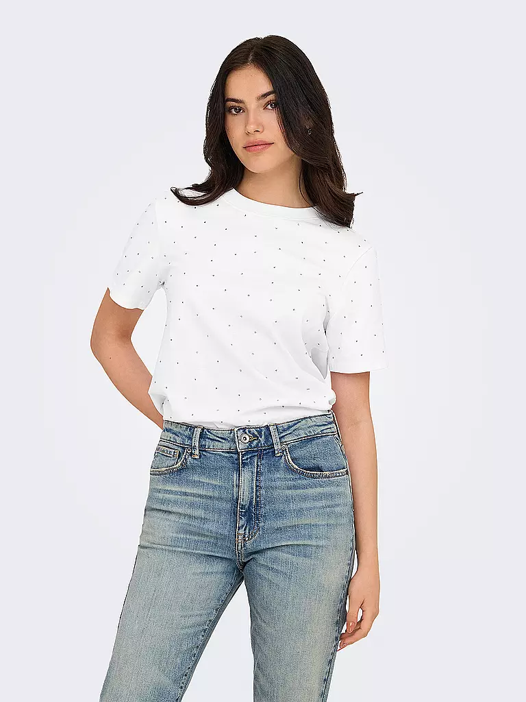 ONLY | T-Shirt ONLMONJA | weiss