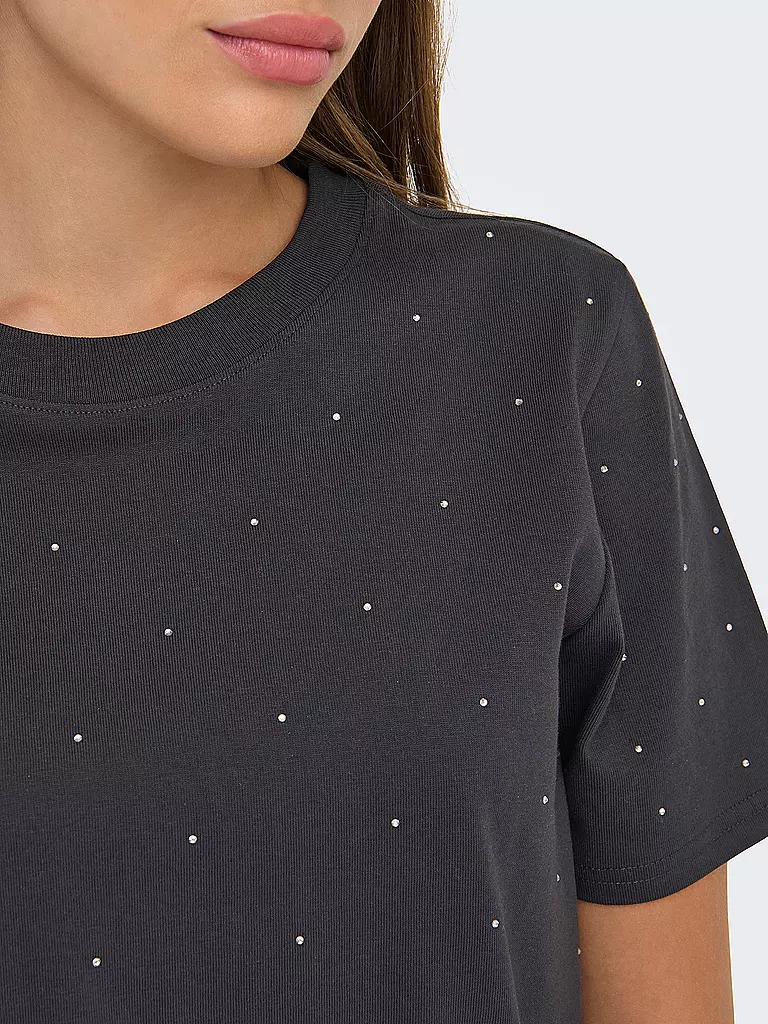 ONLY | T-Shirt ONLMONJA | grau