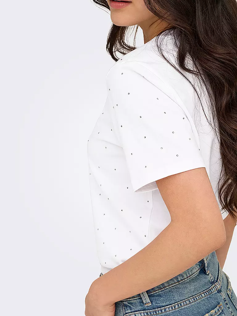 ONLY | T-Shirt ONLMONJA | weiss