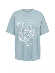 ONLY | T-Shirt ONLVIVVI | hellblau