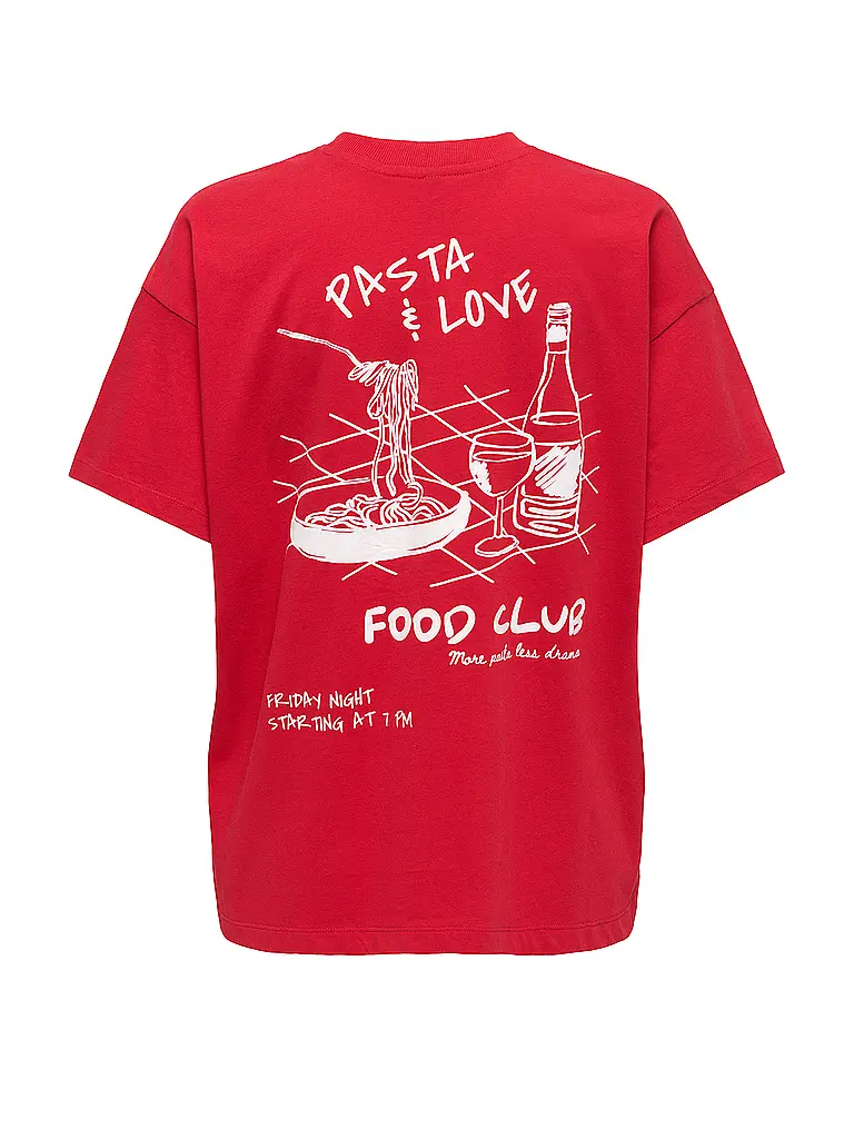 ONLY | T-Shirt ONLVIVVI | Rot