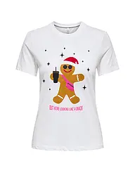 ONLY | T-Shirt ONLXMAS | Creme