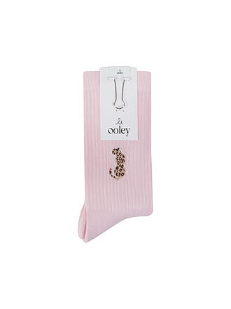 OOLEY | Socken ICON Leo Rose Rosa 