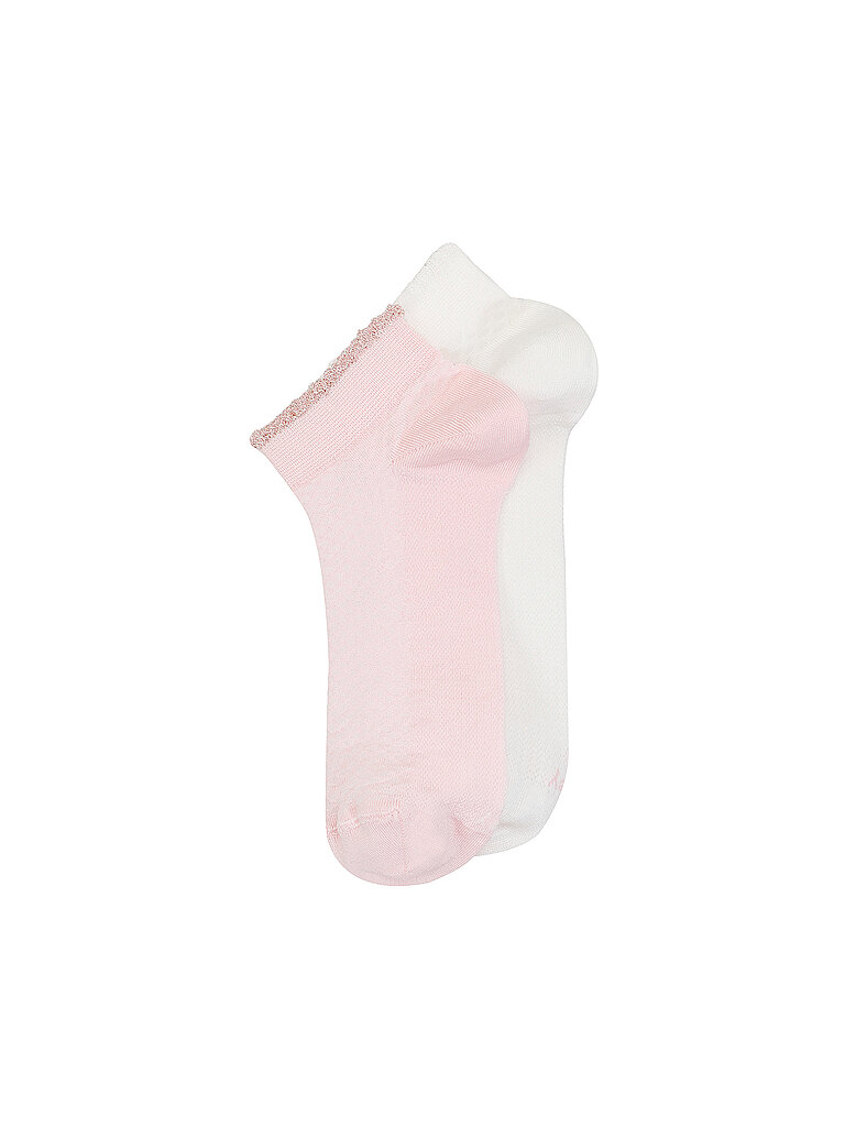 Socken 2er Pkg. ELEGANT S. Rose/White rosa 35-38 damen