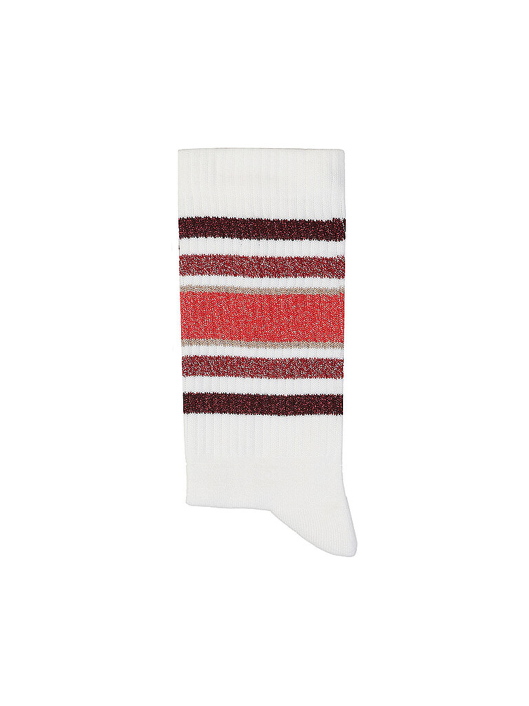 Socken SPORTY GLITTER weiss 35-38 damen